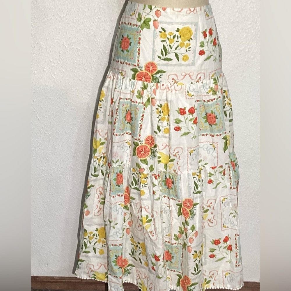 Ivy city co floral Maxi Skirt size small - Picture 6 of 8